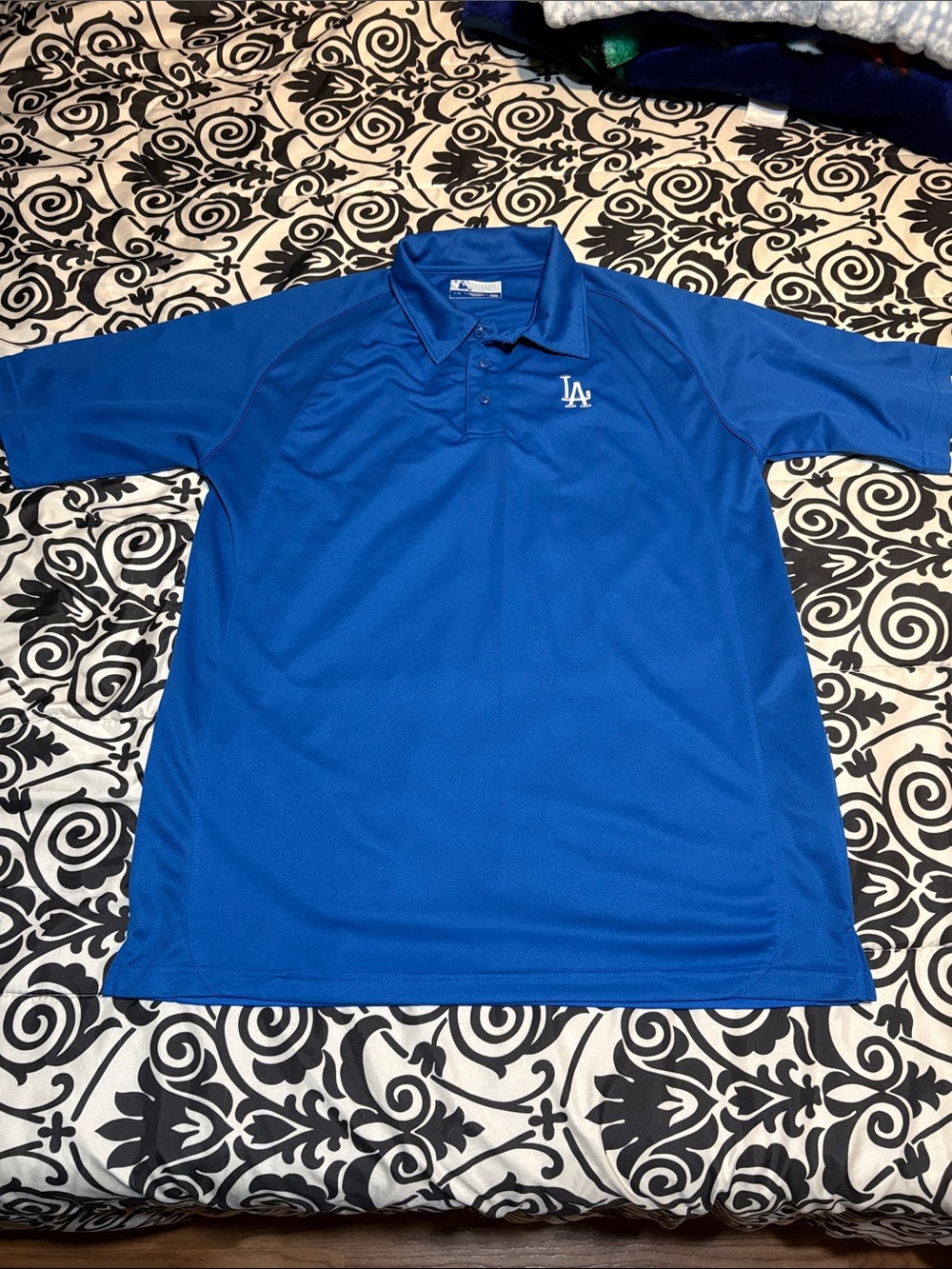 Genuine Merchandise Los Angeles Dodgers Blue Polo Shirt